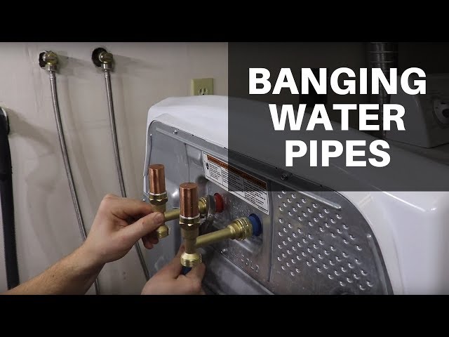 Stop Water Pipes From Banging: Installing Washing Machine Water ...