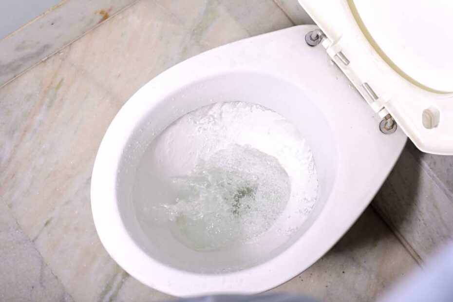 hard water stains in toilet