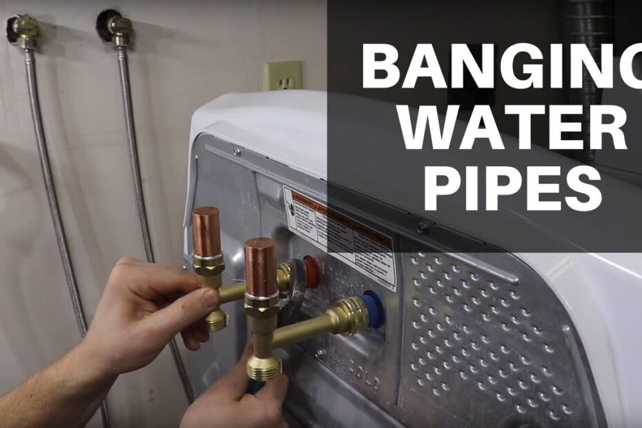 Stop Water Pipes From Banging: Installing Washing Machine Water Hammer  Arrestors