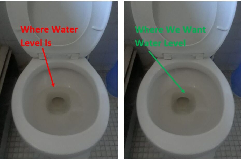 low toilet water