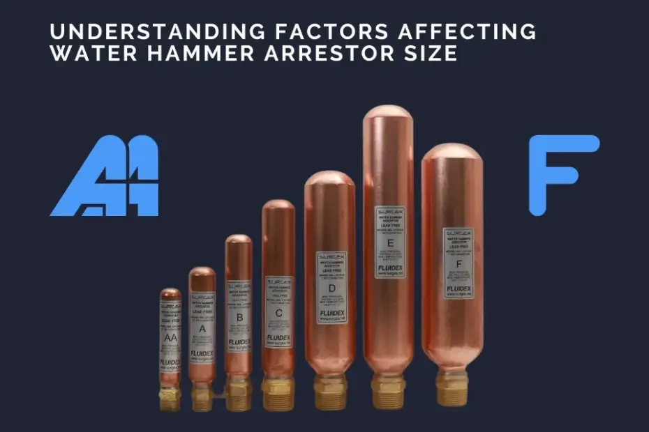 Understanding Factors Affecting Water Hammer Arrestor Size